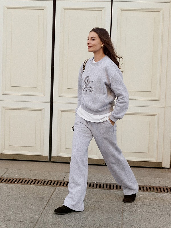 Утепленный костюм LA VIE EN ROSE GREY MELANGE 