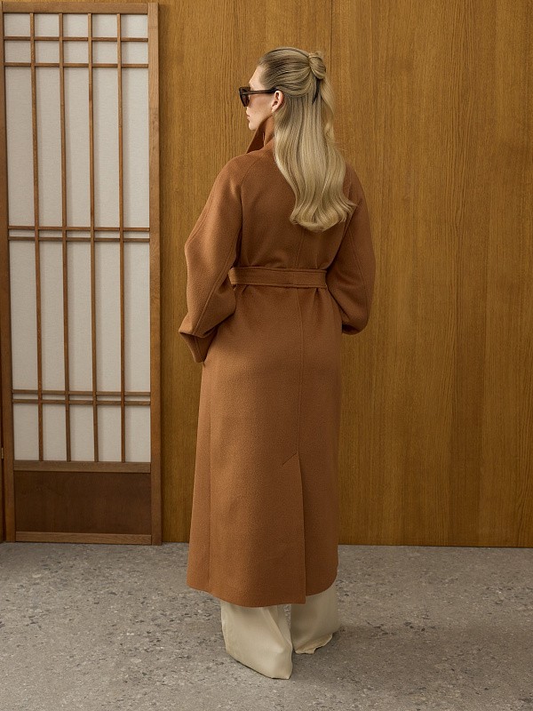 Пальто VITA CARAMEL из итальянской шерсти