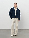 Укороченное пальто-жакет ROYAL BLUE из итальянской шерсти  