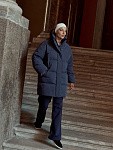 Удлиненный пуховик JE T'AIME ROYAL BLUE 