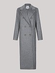 Пальто POSH MAXI GREY MELANGE из итальянской шерсти