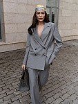 Жакет двубортный WOOL BLEND GREY