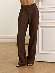 Брюки изо льна "Шоколад"