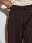 Брюки WOOL BLEND CHOCOLATE
