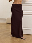 Вязаная юбка "Шоколад"