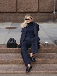 Брюки MUSE STRIPED BLUE