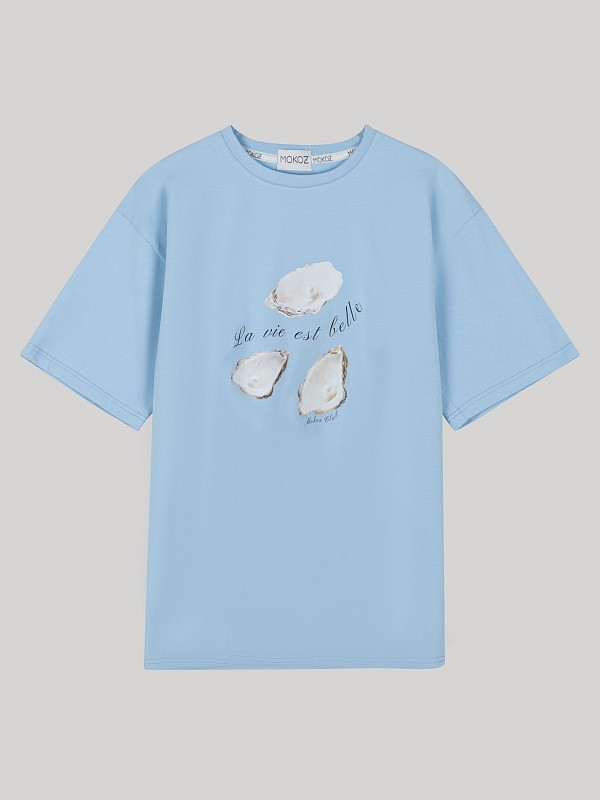 Футболка Устрицы OCEAN BLUE