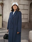 Пальто POSH MAXI ROYAL BLUE из итальянской шерсти  