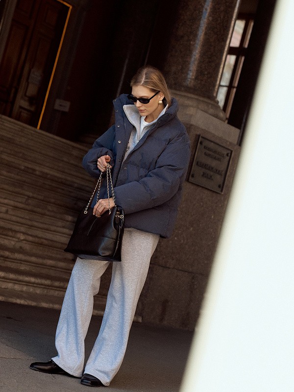 Пуховик JE T'AIME ROYAL BLUE