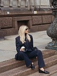 Жакет MUSE oversize STRIPED BLUE
