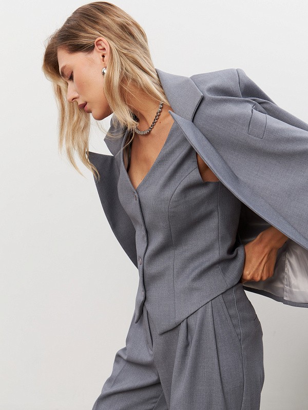 Жилет BOSSY TRENDY GRAY