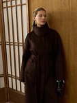 Пальто VITA CHOCOLATE из итальянской шерсти