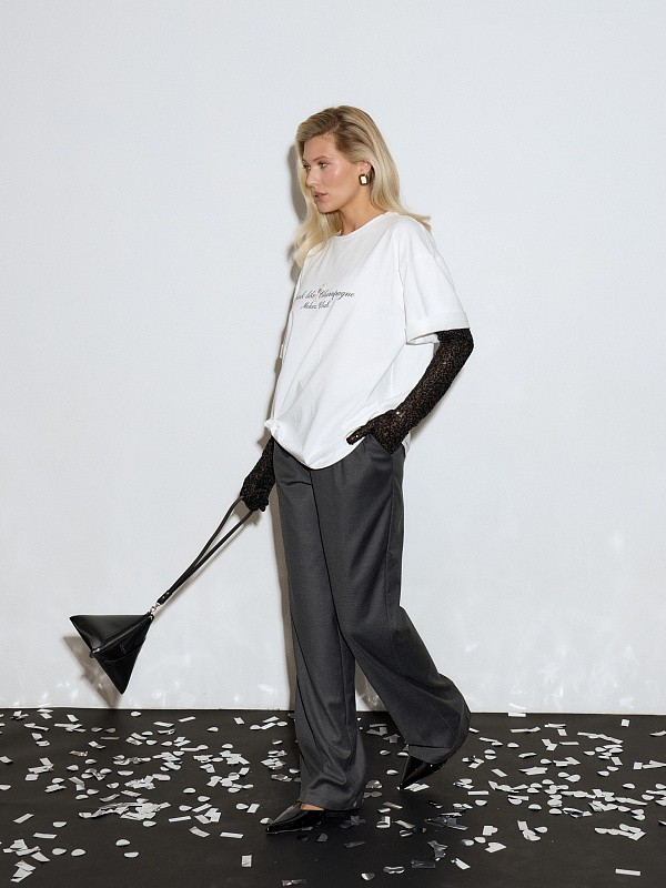 Брюки WOOL BLEND GRAFIT