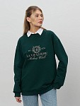 Свитшот LA VIE EN ROSE ROYAL GREEN