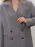 Жакет двубортный WOOL BLEND GREY