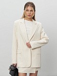 Жакет однобортный MUSE STRIPED WHITE