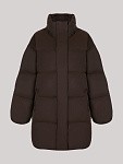 Удлиненный пуховик JE T'AIME DARK CHOCOLATE 