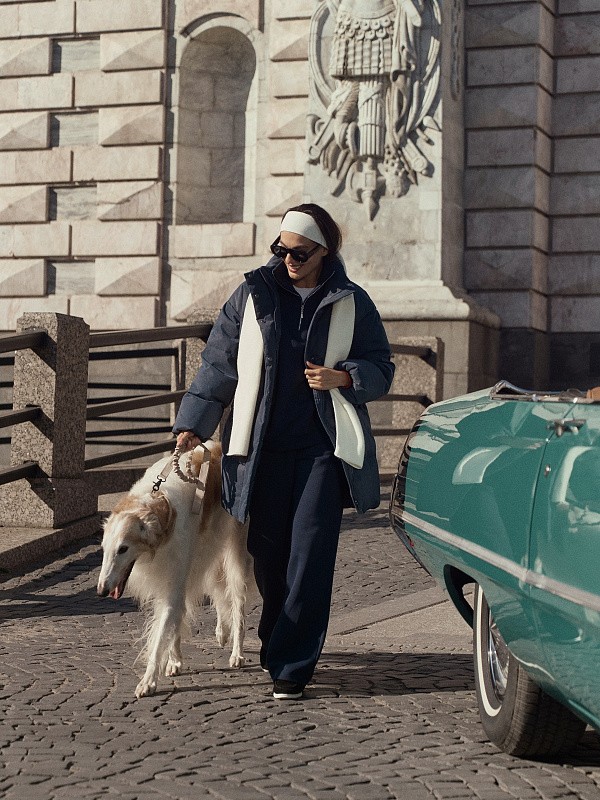 Утепленный костюм LA VIE EN ROSE ROYAL BLUE на молнии