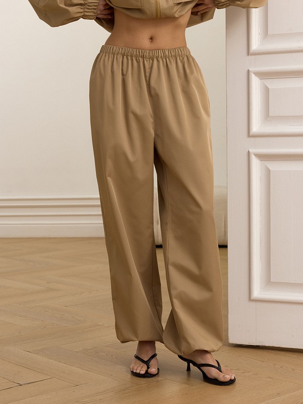 Брюки из хлопка "AMI CAMEL"