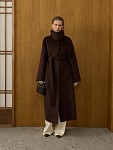 Пальто VITA CHOCOLATE из итальянской шерсти