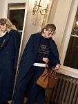 Пальто-пиджак DIVA ROYAL BLUE из итальянской шерсти  