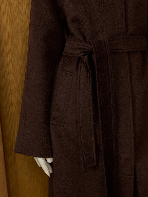 Пальто VITA CHOCOLATE из итальянской шерсти