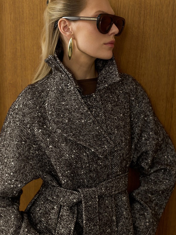 Пальто VITA из фактурной шерсти