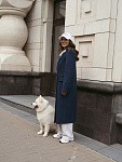 Пальто-пиджак DIVA ROYAL BLUE из итальянской шерсти  