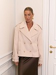 Укороченное пальто-жакет ROYAL MILK из итальянской шерсти  