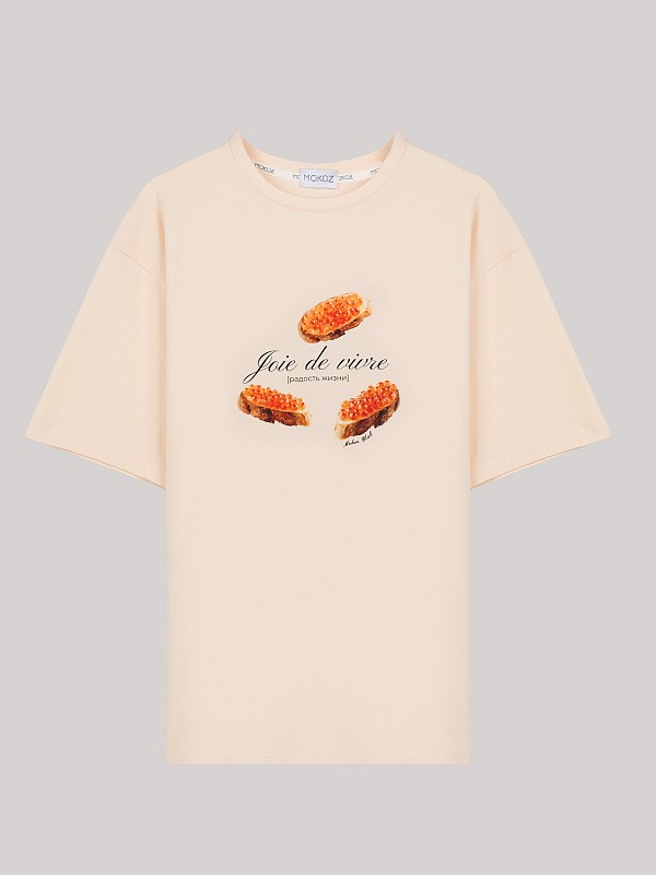 Футболка Икра СHAMPAGNE