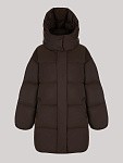 Удлиненный пуховик JE T'AIME DARK CHOCOLATE 
