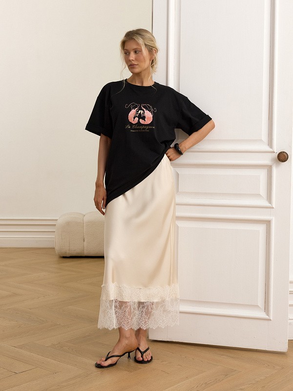 Юбка в бельевом стиле "Кружевные истории"