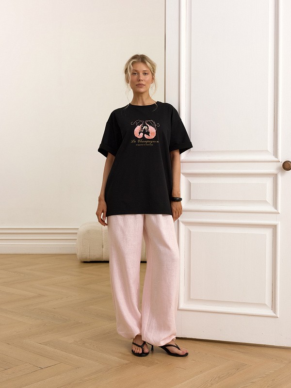 Футболка "Подружка по игристому"