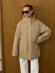 Демисезонная куртка TWO FORMS BEIGE c отстёгивающими рукавами