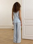 Брюки изо льна "Утренее небо"
