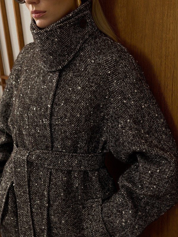 Пальто VITA из фактурной шерсти