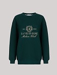 Свитшот LA VIE EN ROSE ROYAL GREEN