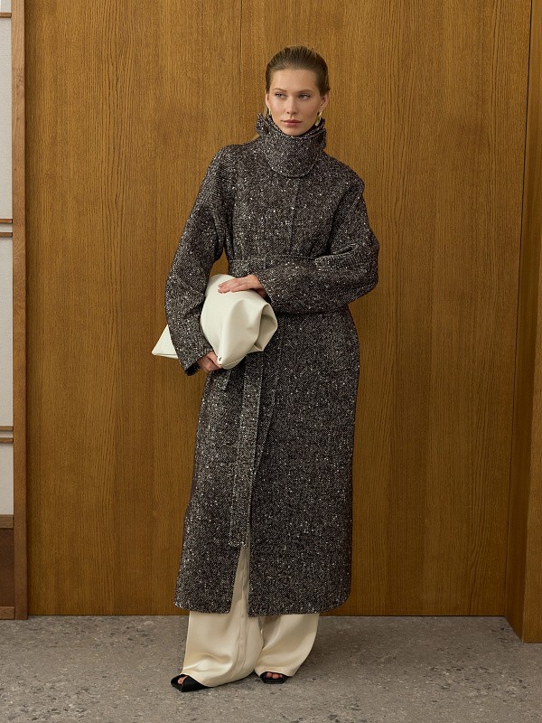 Пальто VITA из фактурной шерсти