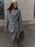 Жакет двубортный WOOL BLEND GREY