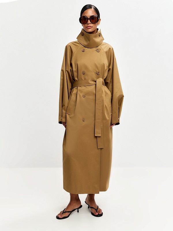 Тренч FLOW OLIVE
