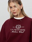 Футболка LA VIE EN ROSE BURGUNDY