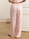 Брюки изо льна "Розовая пудра"