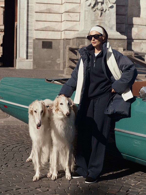 Утепленный костюм LA VIE EN ROSE ROYAL BLUE на молнии