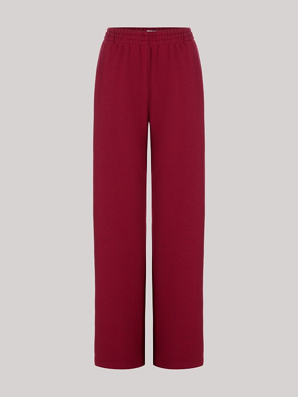 Костюм LA VIE EN ROSE BORDO зип худи + прямые брюки