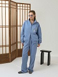 Костюм JAPANDI LIGHT BLUE  олимпийка + прямые брюки
