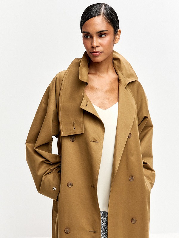 Тренч FLOW OLIVE