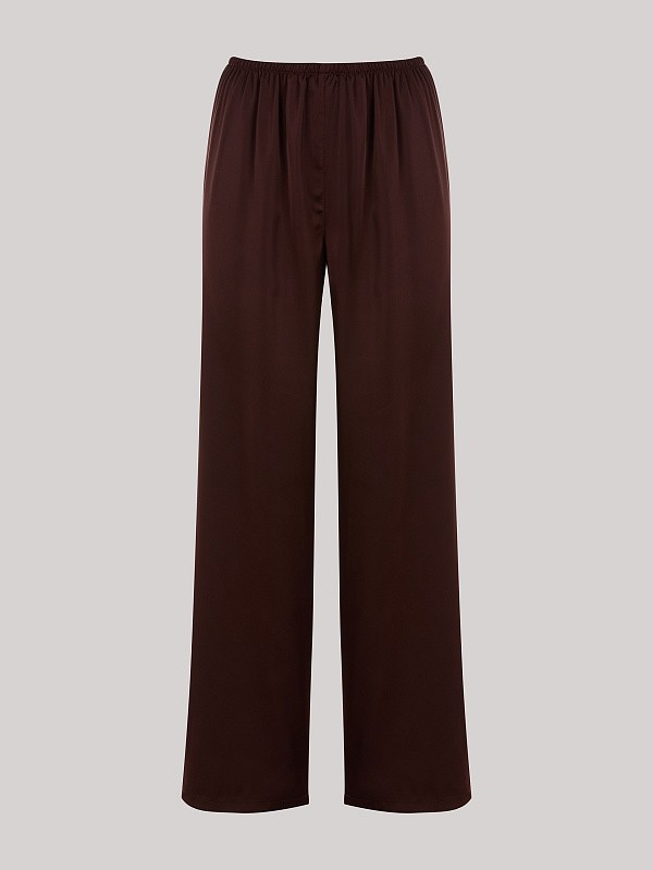 Cтруящиеся брюки SILK TOUCH CHOCOLATE