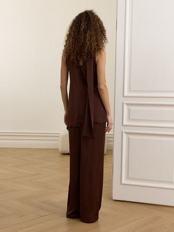 Струящиеся брюки "Прикосновение шёлка" 