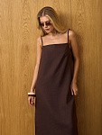 Платье изо льна CHOCOLATE
