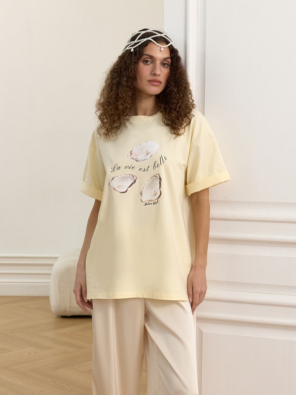 Футболка "Устрицы сливочное масло"